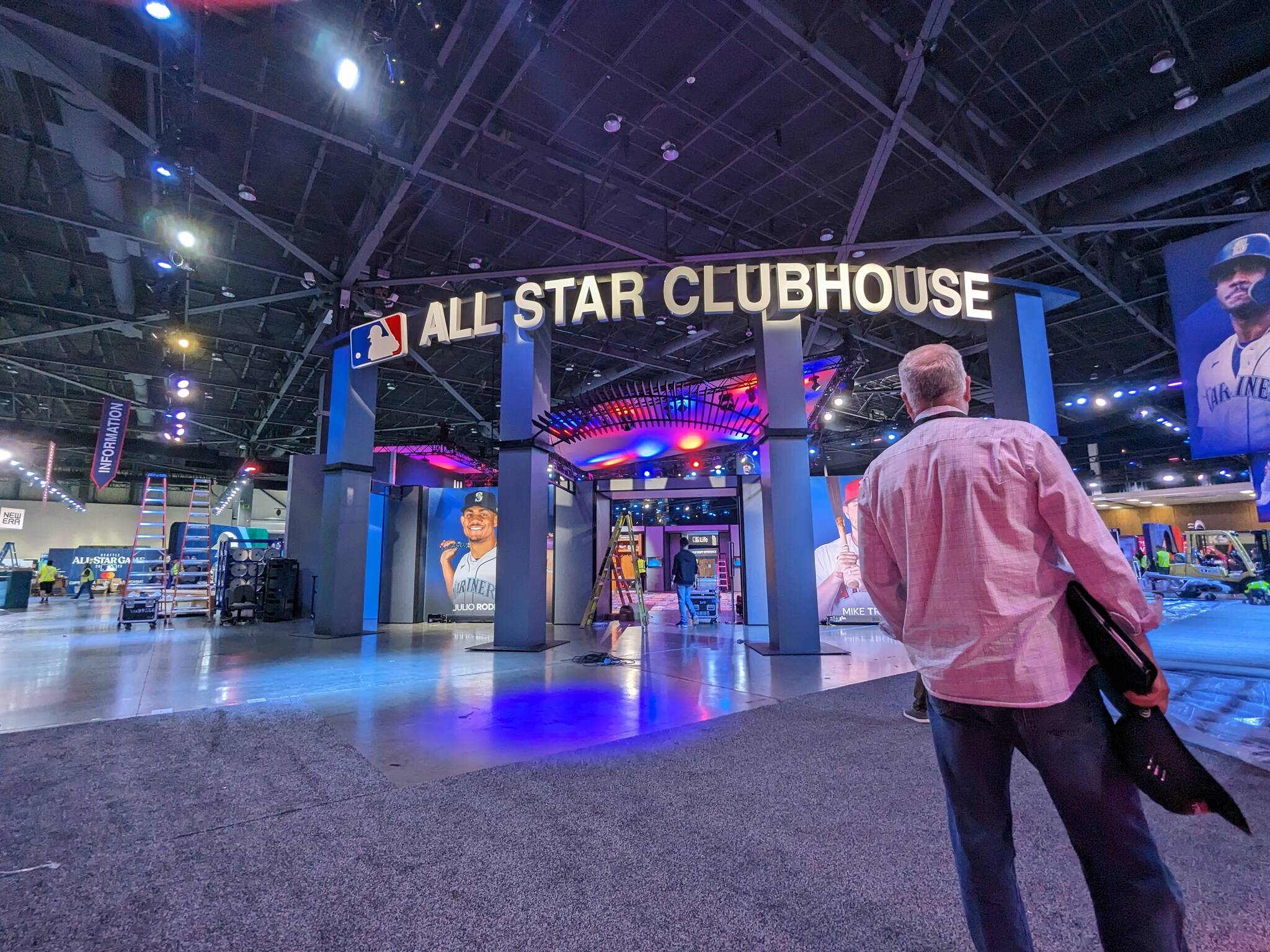 Inside the Lumen Field Event Center, fans are met with all sorts of exhibits including the All Star Clubhouse. Ben Ray / The Mirror
