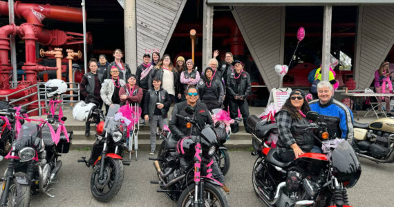 The Seattle Dykes on Bikes at the 2023 Making Strides of Seattle breast cancer walk. Courtesy photo.