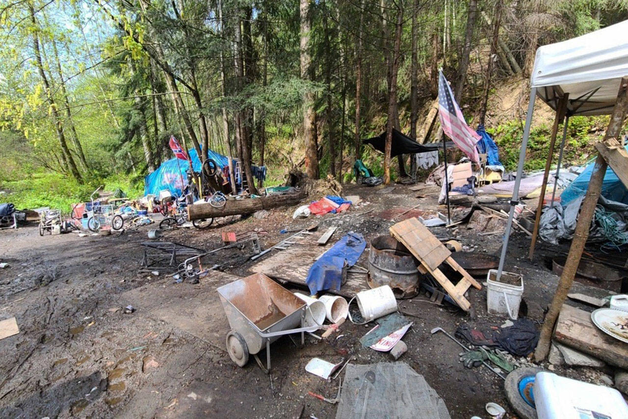 File photo
Homeless encampment at the Green River.