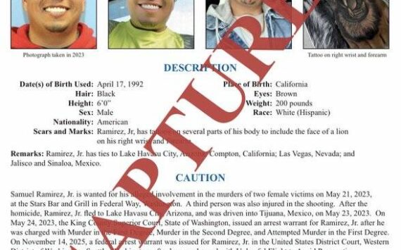 Samuel Ramirez Jr.s FBI wanted poster. Courtesy of the FBI.
Federal Way Mayor Jim Ferrell. Photo by Joshua Solorzano/The Mirror