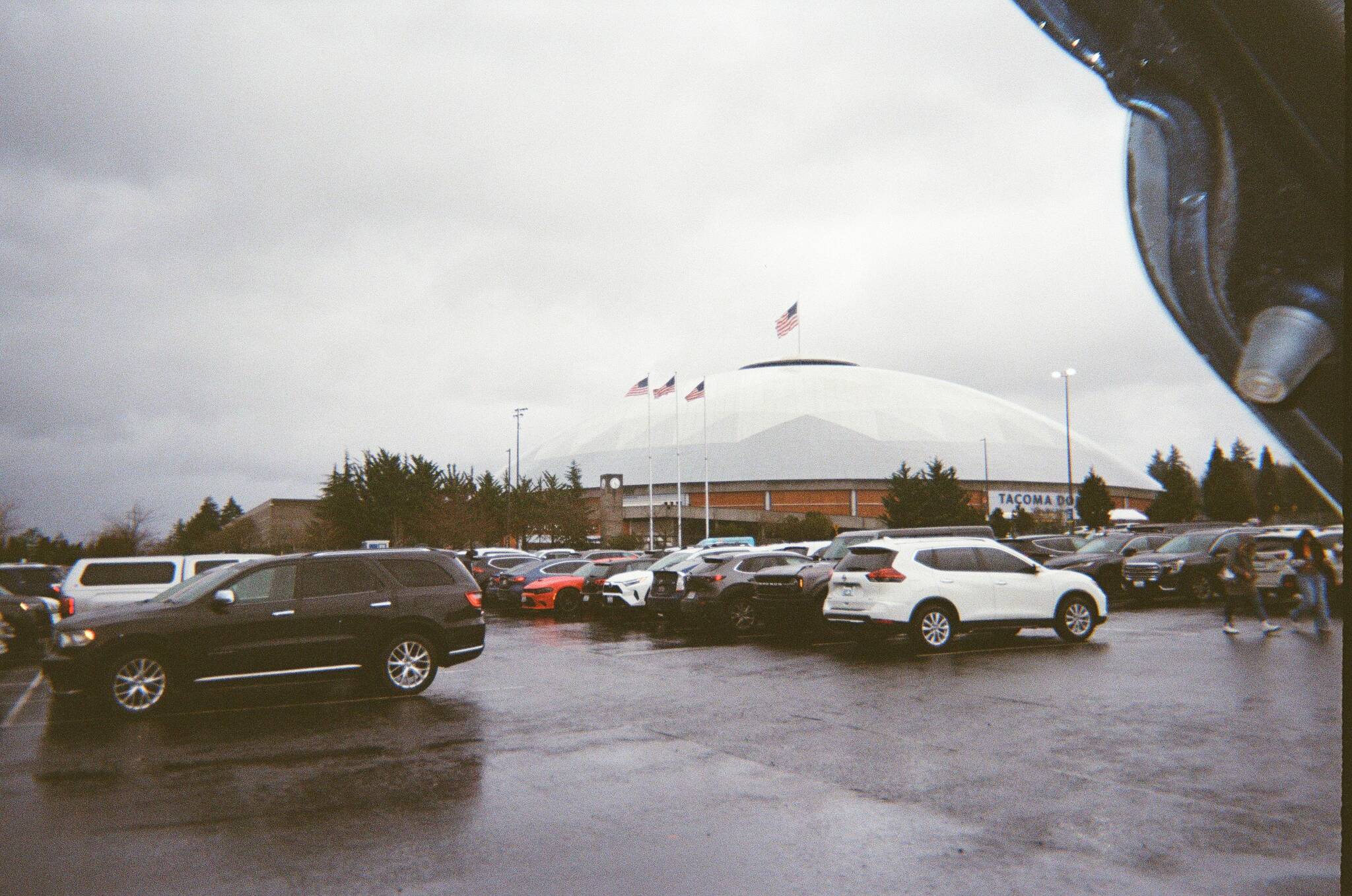 Tacoma Dome on film from a disposable camera. Ben Ray / Seattle Weekly