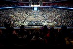 Over ten thousand attend a Bernie Sanders rally on March 20, 2016 at KeyArena in Seattle.