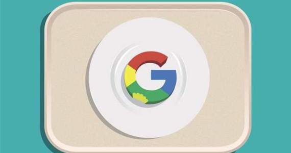 Google cafeteria. Illustration by Jose Trujillo