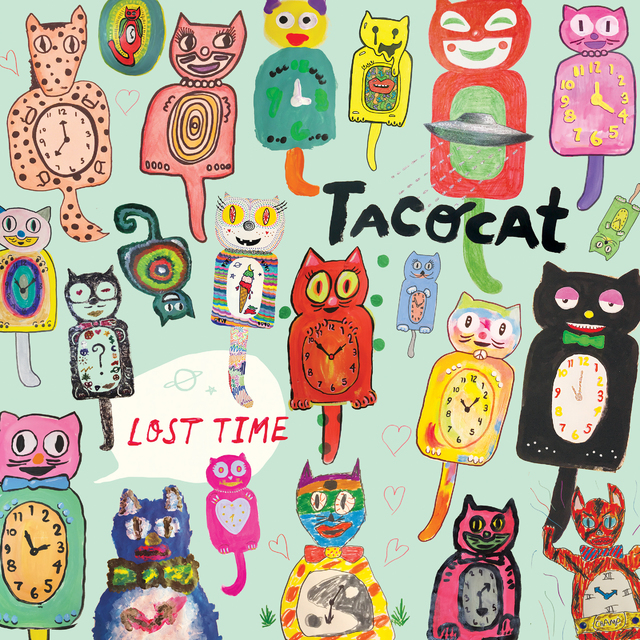 Album cover for 'Lost Time' by Tacocat