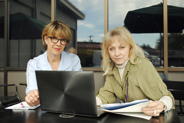Neighborhood Safety Alliance co-founders Cindy Pierce and Gretchen Taylor say they are not anti-homeless. Photo by Lindsey Yamada