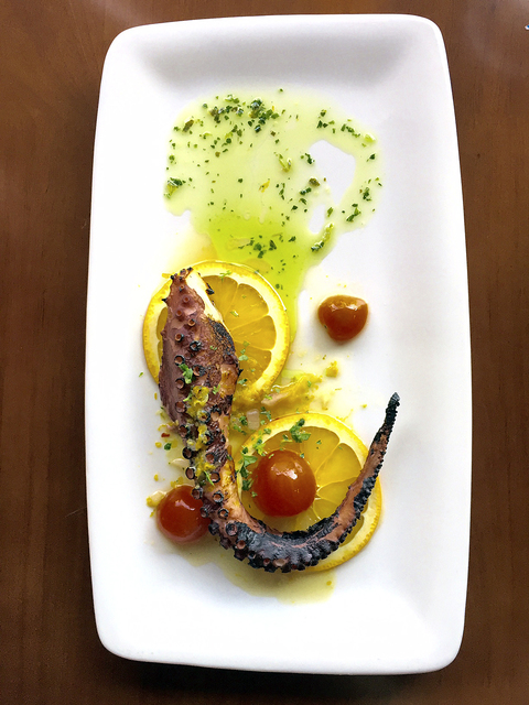 Spaniard Octopus from Grappa. Photo by Jose Trujillo