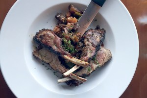 Lamb chops from Grappa. Photo by Jose Trujillo (detail)