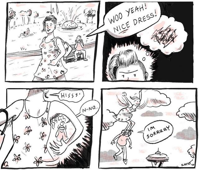 Beware the Spring Harpy. By Katie Wheeler