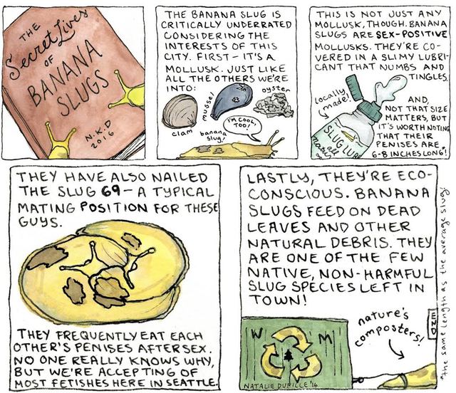 The Secret Lives of Banana Slugs. By Natalie Dupille