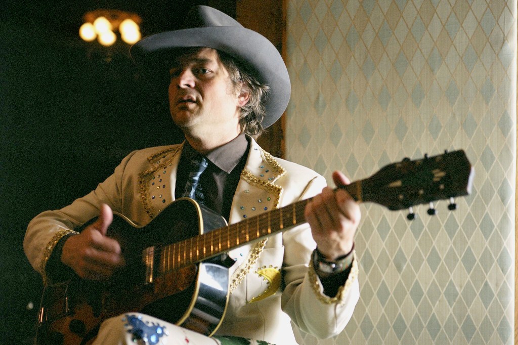 The D.I.Y. artist with his own take on the classic Nudie Suit, sewed by Clarity Miller. Photo by Jason Quigley