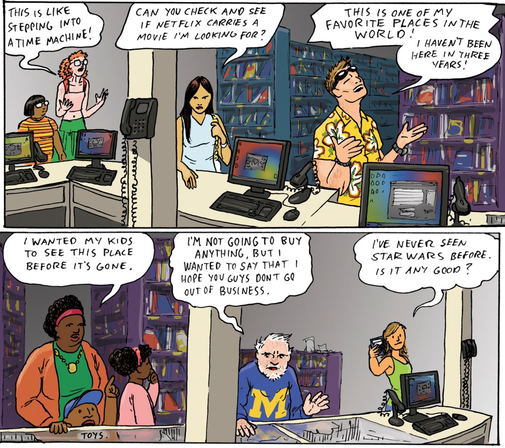 Actual Things Said to Me, an Employee of Scarecrow Video. By Marc Palm