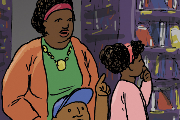 Actual Things Said to Me, an Employee of Scarecrow Video. By Marc Palm (detail)