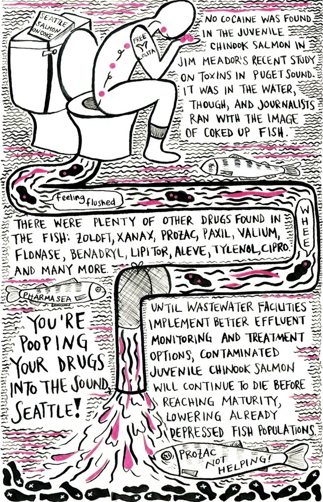 Fish & Chips: How Seattle’s Drugged-Up Effluent Is Affecting Puget Sound