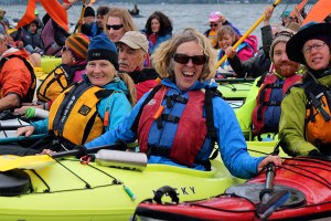Photos: Activists Besiege Anacortes Refineries, by Land and by Sea