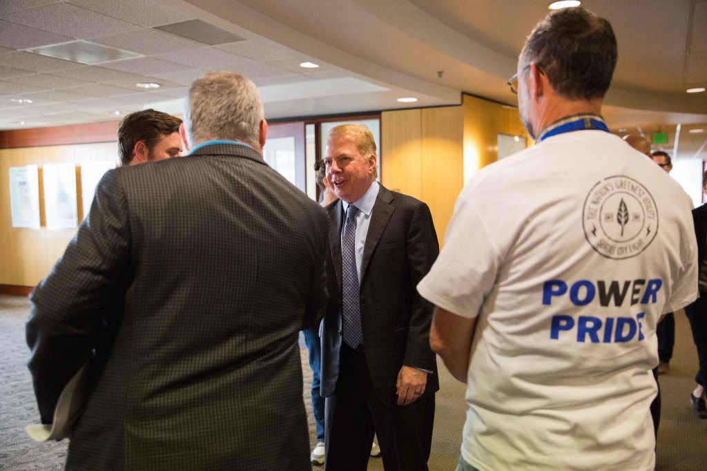 Mayor Ed Murray came out to show his support. Photo by Alex Garland