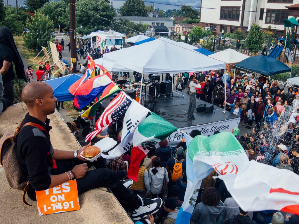 Local Hip-Hop, Breakdancing Kids, and Kissing in the Rain at Block Party at The Station