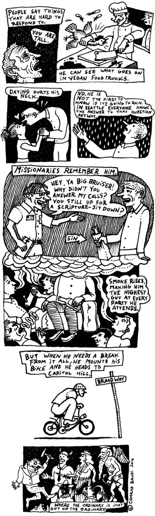 A Tall Man in Seattle