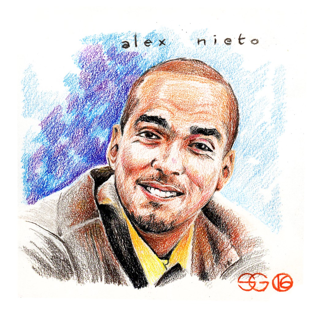 Alex Nieto, killed by four police officers at age 28, is one of the 24 portraits of victims of police brutality in Seth Goodkind&rsquo;s new book &ldquo;Don&rsquo;t Look Away.&rdquo;