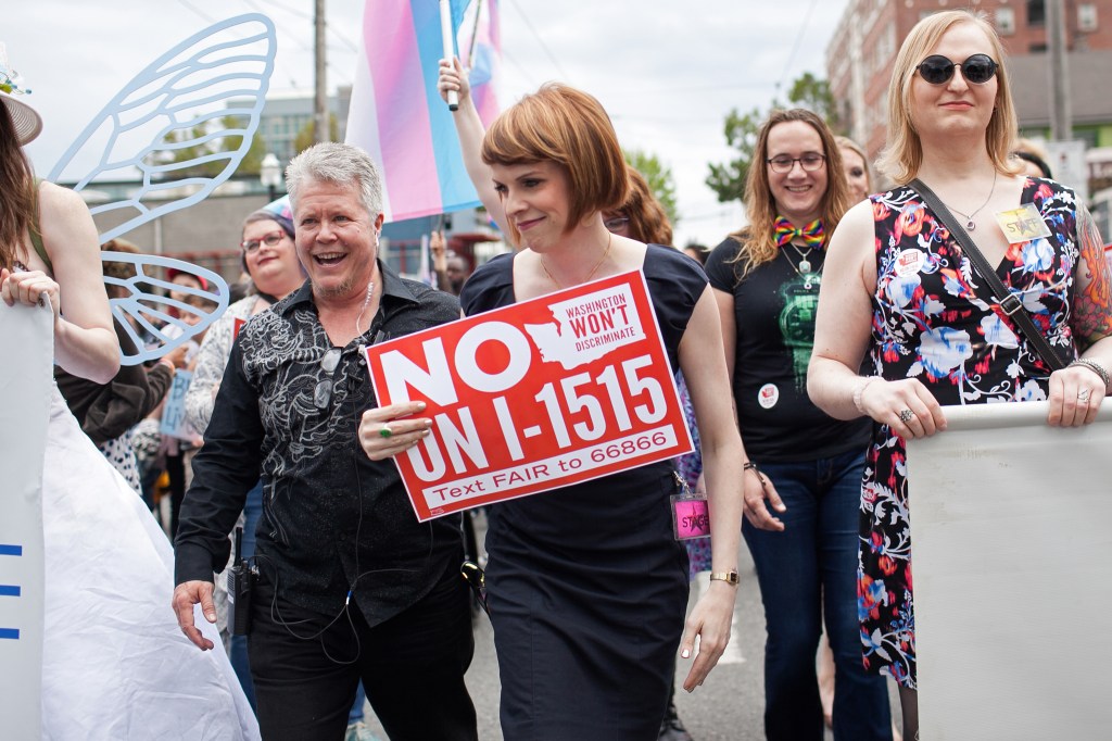 Photos: Seattleites March for Trans Pride