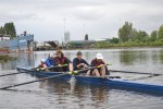 Members of the Duwashing Rowing Club set out into the Duwamish. Photo by Peter Johnson