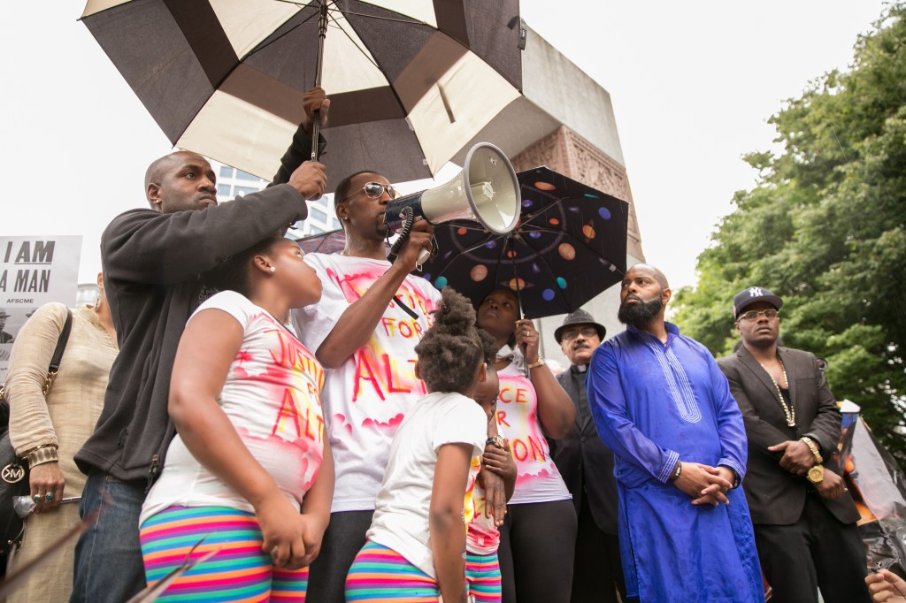 As Vigil Turns to Protest, Words of Love, Anger and Solutions