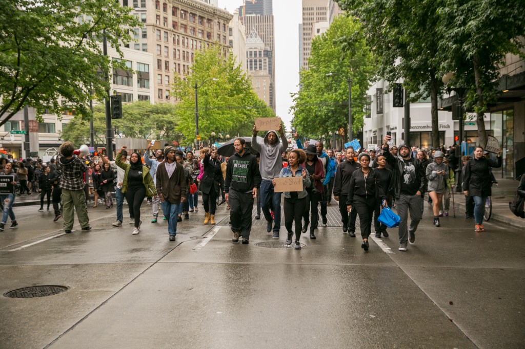 As Vigil Turns to Protest, Words of Love, Anger and Solutions