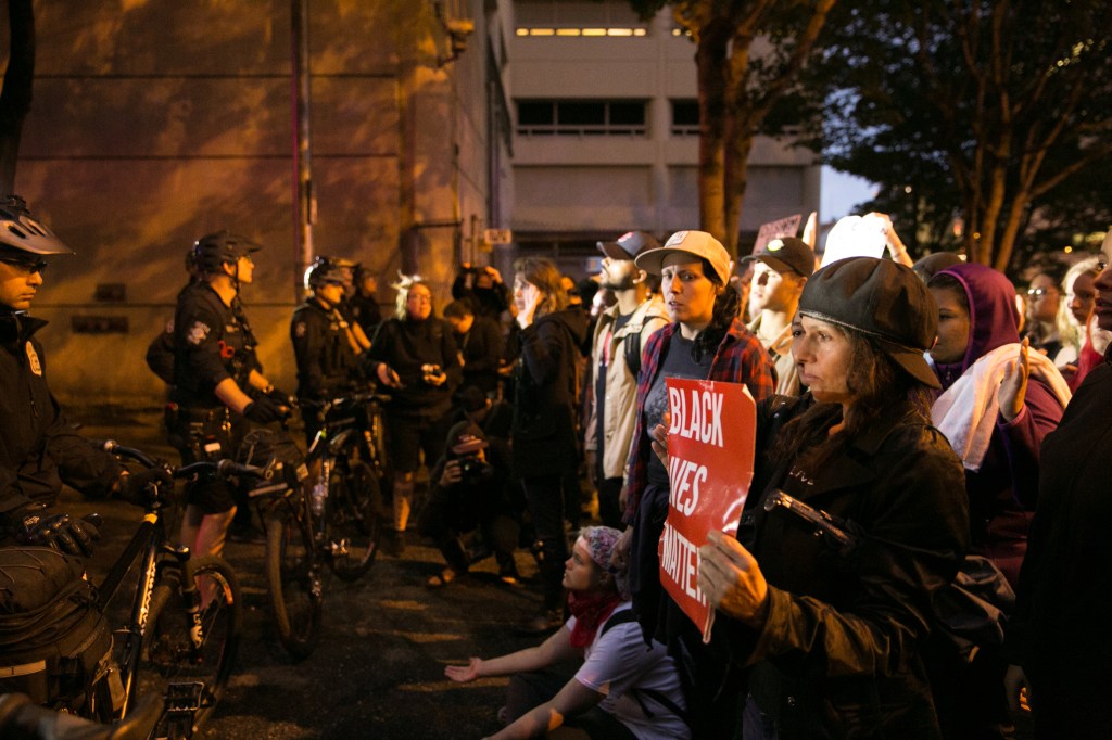 As Vigil Turns to Protest, Words of Love, Anger and Solutions