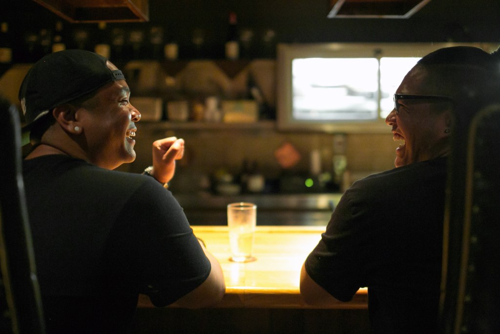 &ldquo;We&rsquo;re from Portland. I lived in Seattle for most of my life but I&rsquo;be only been here one time after a concert in 2013 after my friends recommended it. After moving, I wanted to come back. In Portland, there&rsquo;s not a lot of places open late, so I wanted to come back to the 13 Coins. It&rsquo;s the only restaurant open late with quality food. This is definitely a god place to bring your friends after going out.&rdquo; -Josh, 2:53 a.m. &ldquo;This is my first time. I like the vibe and atmosphere. It&rsquo;s different, I didn&rsquo;t know what to expect. It&rsquo;s nice if you&rsquo;re willing to pay more, since you&rsquo;re getting quality food.&rdquo; -Scotty, 2:55 a.m.