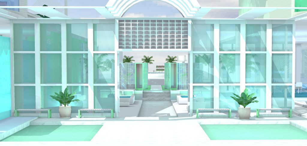 Neon Saltwater&rsquo;s &ldquo;Mystical Cruise Resort&rdquo; is a prime example of her &ldquo;Roomwave&rdquo; visual genre.