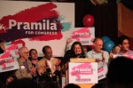 Supporters Overjoyed as Senator Pramila Jayapal Sweeps the Primary