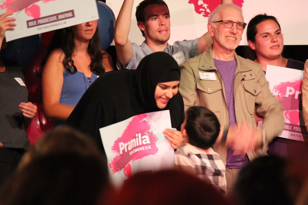 Supporters Overjoyed as Senator Pramila Jayapal Sweeps the Primary