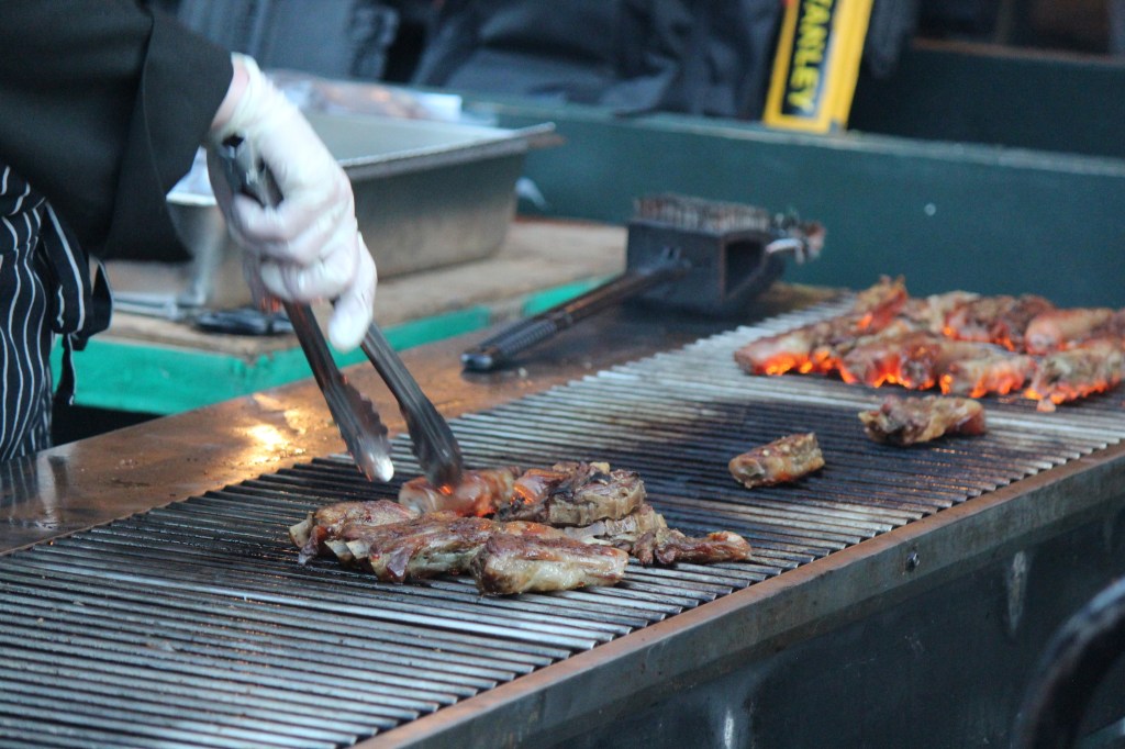 The pig tails in question. Photos by Sara Bernard.