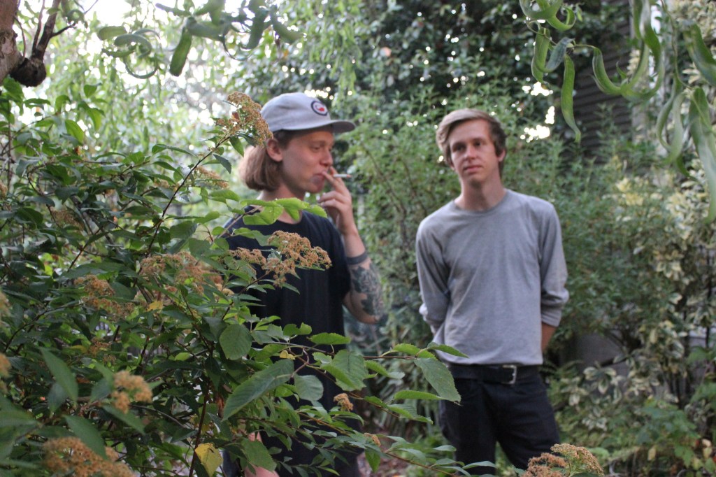 Caleb Draves (L) and Jared Carrigan (R) keeping it jungly and mysterious. Photo by Kelton Sears