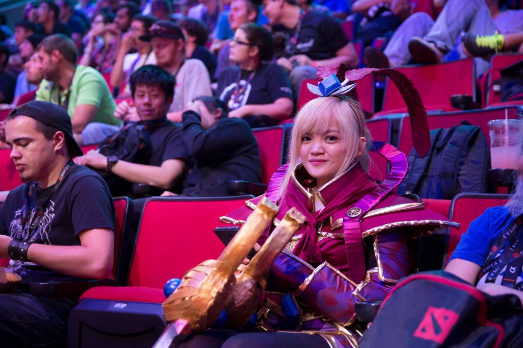 Brissea Lei from Seattle prepares for the final.