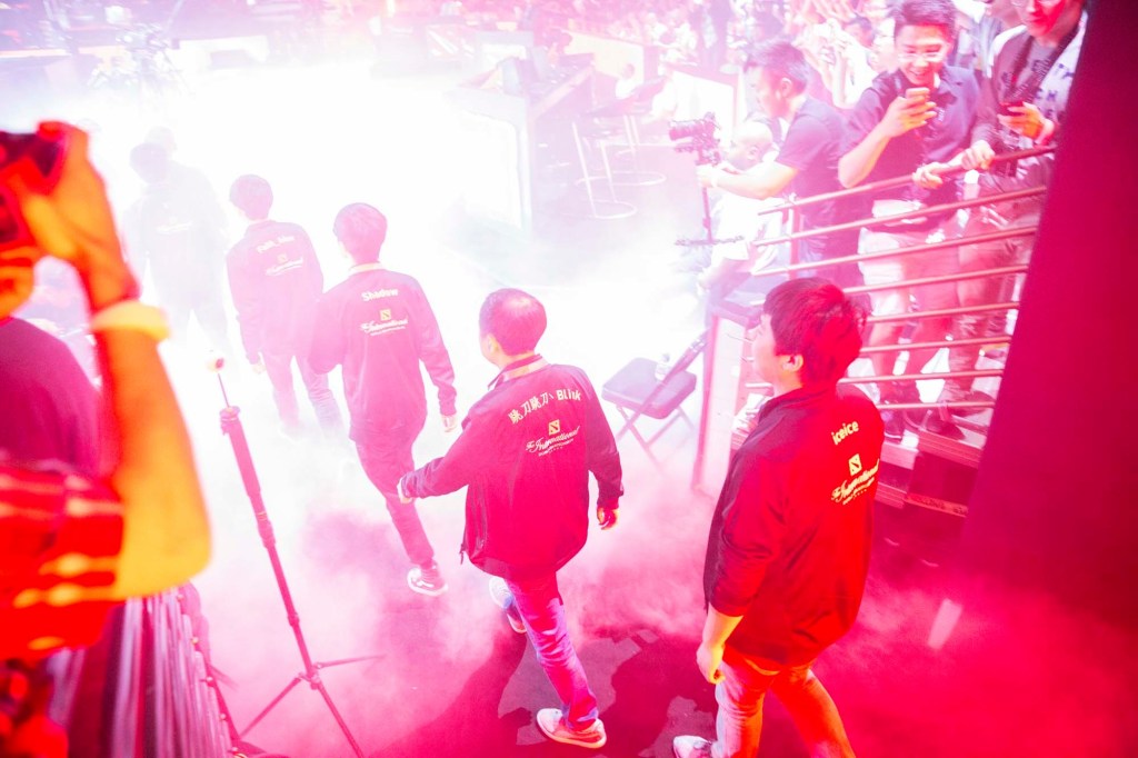 The Grand Final of The International filled Key Arena to capacity with eSports fans cheering on teams Wings Gaming and Digital Chaos.