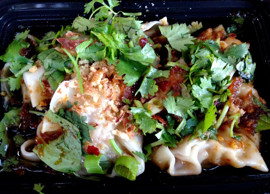 Shrimp and pork wontons. Photo by Nicole Sprinkle