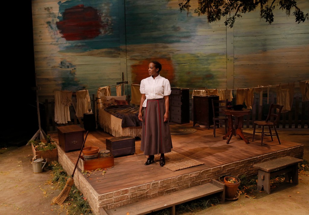 Dedra Woods in Alice Childress&rsquo; Wedding Band. Photo by Chris Bennion