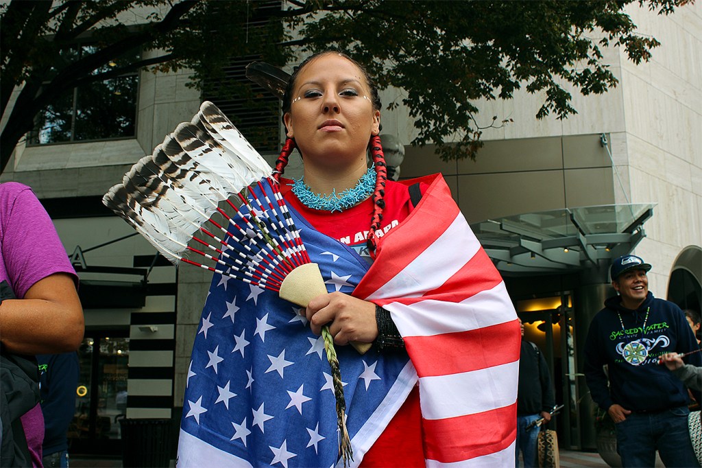 Ceremony, Protest Mark Indigenous Peoples’ Day