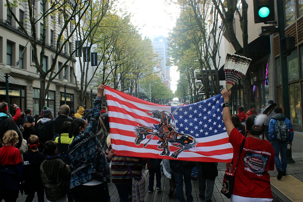 Ceremony, Protest Mark Indigenous Peoples’ Day