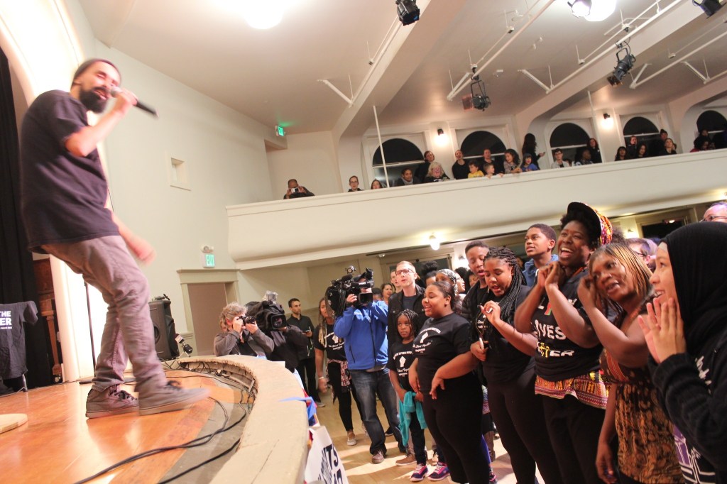 Poets, Dancers and Michael Bennett Rally Black Students in the CD