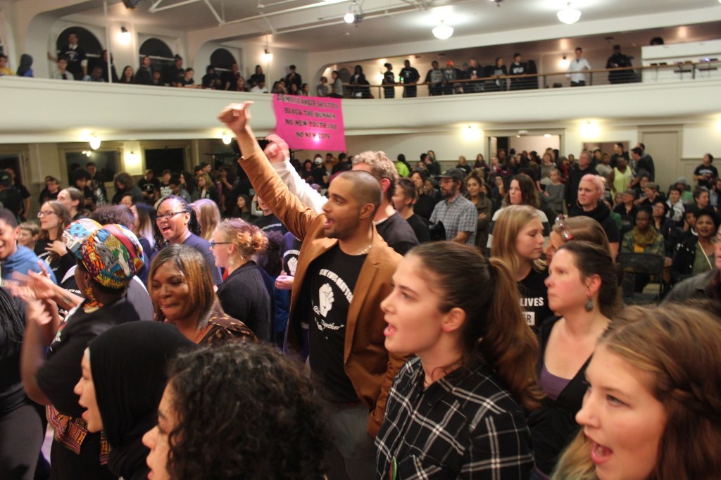 Poets, Dancers and Michael Bennett Rally Black Students in the CD