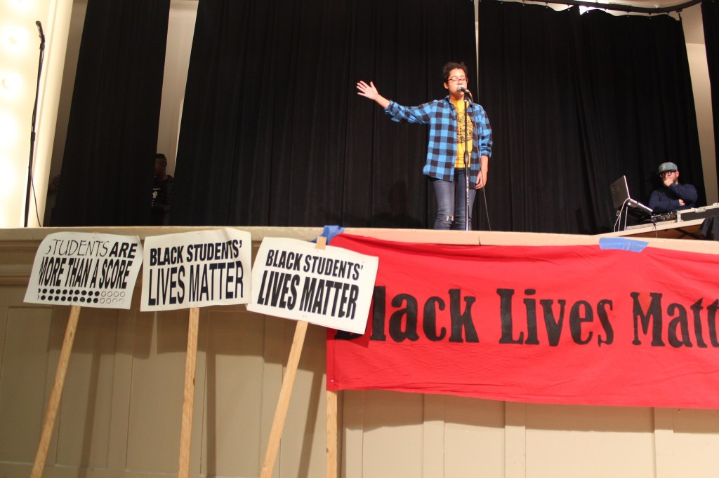 Poets, Dancers and Michael Bennett Rally Black Students in the CD