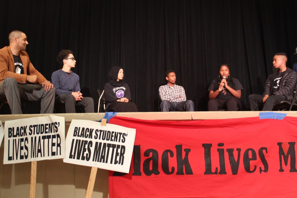 Poets, Dancers and Michael Bennett Rally Black Students in the CD
