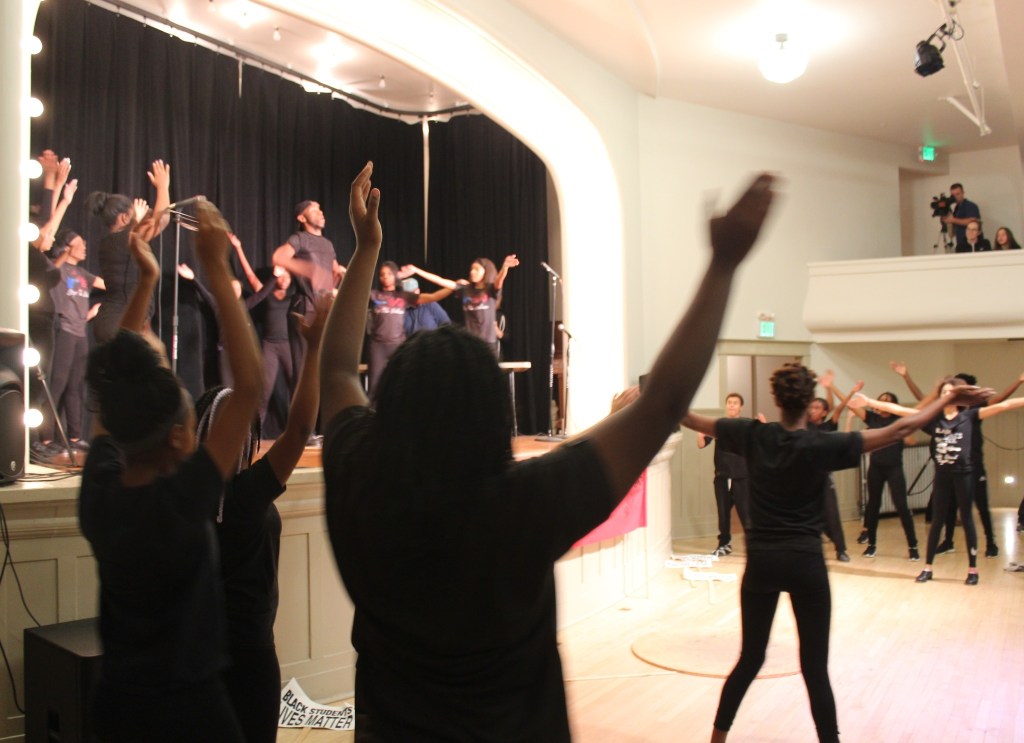 Poets, Dancers and Michael Bennett Rally Black Students in the CD