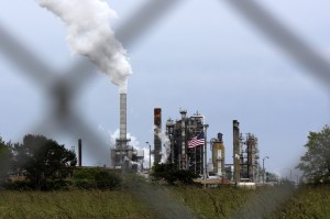 View of Tesoro Refinery in Anacortes, WA. Photo by Sara Bernard.