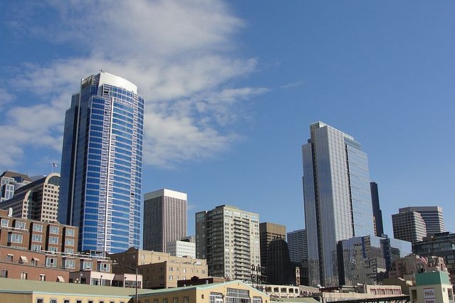 Russell Investments, right, was the intended recipient of Seattle&rsquo;s tax largesse. Photo via Wikipedia