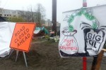 Olympia Protesters Block Fracking Train