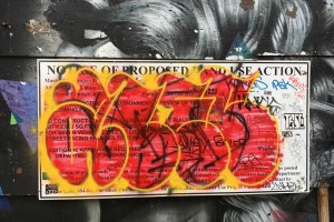 For Seattle Taggers, Development Signs Are Just Another Canvas