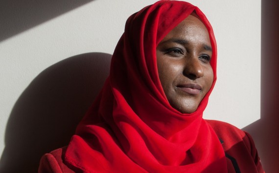 Iftan Hagimohamed poses for a portrait at the New Holly Gathering Hall on November 12, 2016. Photo by Jovelle Tamayo