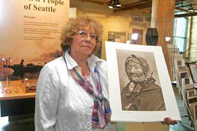 Duwamish Tribal Chair Cecile Hansen. Photo from Tukwila Reporter